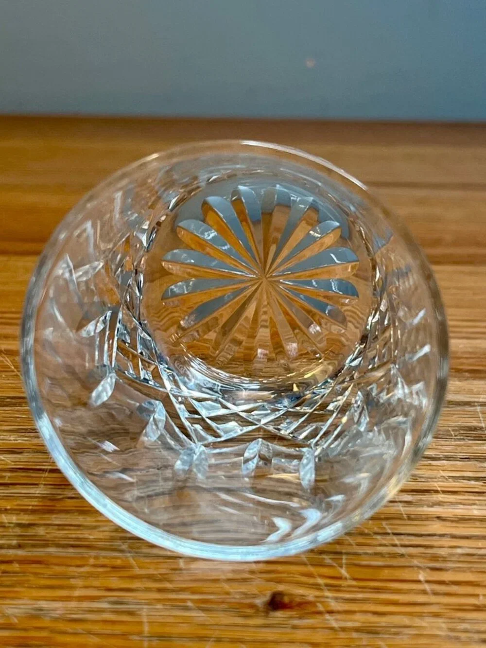 Set of 4 Vintage Waterford Crystal 5 ounce Flat Tumbler Glasses, Lismore Patte